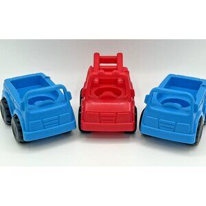 1998 Fisher-Price Little People Main Street 72355 replacement Fire & Mail Trucks